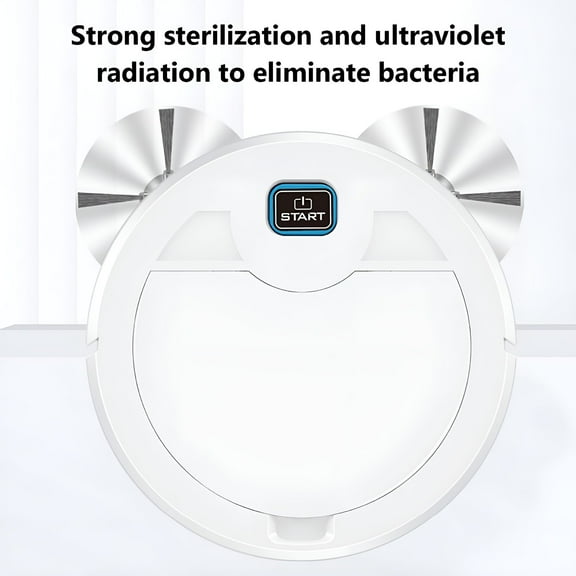 ZEPARO Robot Vacuum and Mop Combo,3 In 1 Robotic Vacuum Cleaner With Watertank/Dustbin/Brush,Blocked By Hair,Ideal For Hard Floor/Pet