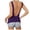 Purple, variant on GEWSEY Yoga Tank Tops for Women Loose Fit Workout Shirts Sexy Open Back Activewear Athletic Clothes Soft Sports Tank Top (White, L)