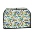 thumbnail image 2 of Daiia Summer Leopard Pattern 2 slice Toaster Cover, Toaster Appliance Dust-proof Cover For Kitchen Small Appliance Dust Cover and Fingerprint Protection, 2 of 7