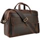 thumbnail image 1 of Masa Kawa Maletín De Cuero Vintage Para Hombres Estuche Para Computadora Portátil De 17 Pulgadas Viajes De Negocios Trabajo Messenger Cross Body Bolsos De Hombro Marrón, 1 of 5