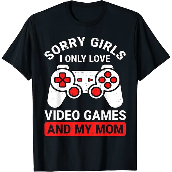 Video Game Funny Gamer Valentines Day for Teens Boys Kids T-Shirt