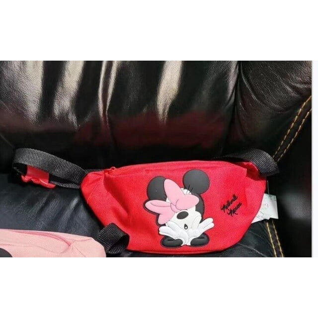 Nuevo bolso de moda para niños de Disney, mochila para niños de Mickey Mouse, mochila con patrón de Mickey y Minnie para primavera y otoño, regalos para niños Gao Jinjia LED
