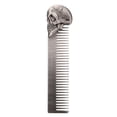 thumbnail image 1 of MasteelfCA Men Beard Comb Portable Pocket Comb Zinc Alloy Comb Hair Comb Durable Comb, 1 of 8