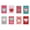 Multicolor*8, variant on Valentine's Day Cards with Envelopes Bulk, Valentine's Day Greeting Cards 4 x 6" Love Assorted Blank Heart Valentine Postcards for Wedding, Love Ones, 8 Pcs