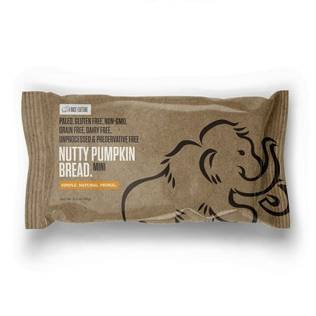 (2 Pack) Base Culture Paleo Friendly Mini Nutty Pumpkin (World's Best Pumpkin Bread)