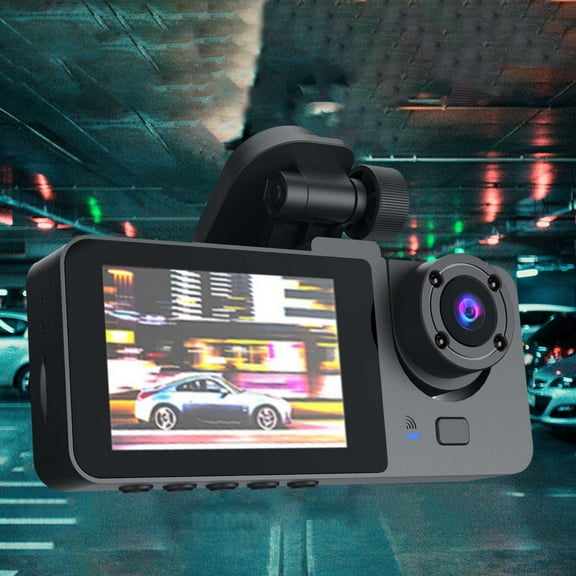 Dash Camera for Cars,1080P Full UHD Car Camera Front Rear with 32GB Card,Built-in Super Night Vision,2.0'' IPS Screen,170° 140° Wide Angle,WDR, 24H Parking Mode, Loop Recording