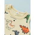 thumbnail image 5 of Newborn Baby Boys Sleeveless Animals Print Romper Dinosaur Printed Jumpsuit Infant Toddler Boy Summer 3D Dinosaur Clothes, 5 of 8