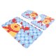 thumbnail image 1 of Juego de decoración de alfombrilla para baño Ticfox antideslizante con patrón de alces azul, 1 of 11