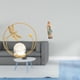 thumbnail image 2 of Escultura De Mujer Con Bola De Cristal De Virgen María, Figura De Metal, Adorno Decorativo De Escritorio, Estatua Para Pasillo, Chimenea, Dormitorio, Sala De Estar, Oficina, Obra De Arte De, 2 of 8