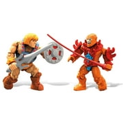 Mega Construx Building Set Heroes Action Figure Characters He-Man Vs. Beat Man, 44 Pieces