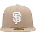 thumbnail image 2 of Men's New Era Khaki San Francisco Giants 59FIFTY Fitted Hat, 2 of 5