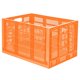 thumbnail image 1 of Cajas Plegables Duraderas MechaBox34 1 Pza 25kg 40x60x34cm Apilable y Colapsable Polietileno Color Naranja., 1 of 2