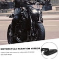 thumbnail image 2 of Espejos de manillar de motocicleta Espejos retrovisores de motocicleta para XJ6 MT01 MT03 MT07 MT09 (negro), 2 of 5