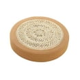 thumbnail image 5 of hengtong Round Tatami Floor Cushion Breathable Meditation Cushion Tea Ceremony Pad Tatami Khaki, 5 of 9