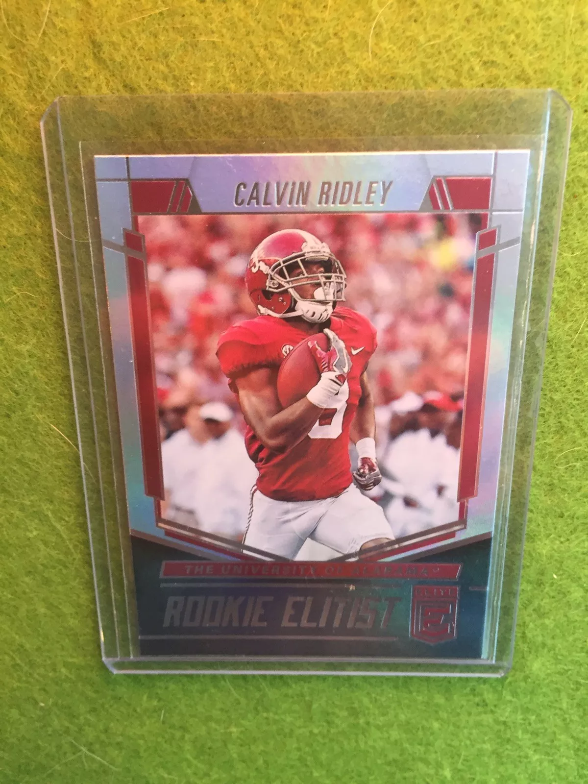 CALVIN RIDLEY ROOKIE CARD RC PRIZM REFRACTOR SP 2018 Elite Football ELITIST #RE8