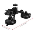 thumbnail image 4 of Quality PVC With Ball Head Car Camera Suction Cup, Triple Suction Cup Mount, Car Suction Cup Mount Holder, For  Camera OSMO Xiaoyi Action Camera, 4 of 8