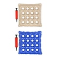 thumbnail image 1 of Almohada inflable de 2 piezas, 16 orificios, cómoda para adultos con carrito de oficina Baoblaze cojín del asiento, 1 of 7