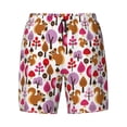 thumbnail image 4 of Lsque Mens Swim Trunks Squirrel In The Forest Pattern - Bathing Suit Compression Liner - Beach Swim Shorts Swimwear - (S-3XL) - Stretch Quick Dry -Small, 4 of 9