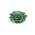 thumbnail image 1 of Cheungs 5449S-GRN Ceramic, Flower Burst Decor Piece - Green, 1 of 1