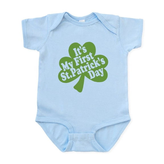 CafePress - My First St. Patrick's Day Infant Bodysuit - Baby Light Bodysuit, Size Newborn - 24 Months