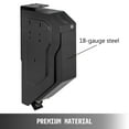 thumbnail image 3 of VEVOR Handgun Safe Box Fingerprint Pistol Gun Safes for Home Gun Voult One Gun, 3 of 9