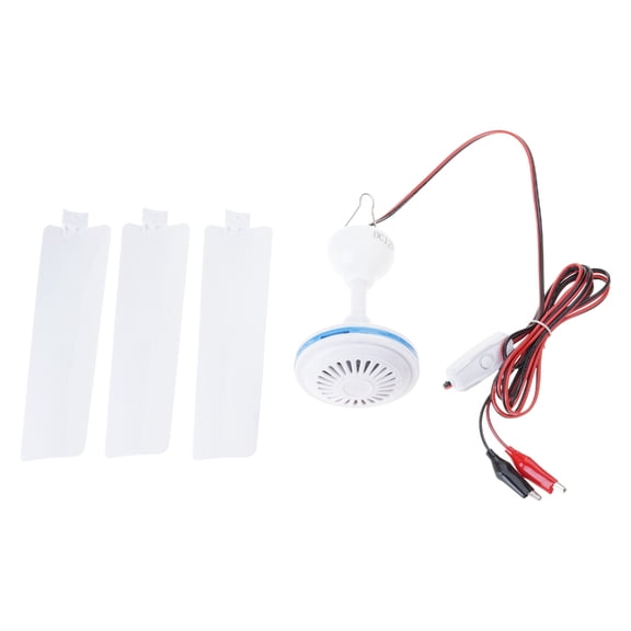 Tizuqe 12V 24V Household Silent Ceiling Canopy Fan Hanging Camping Tent Hanger Fan
