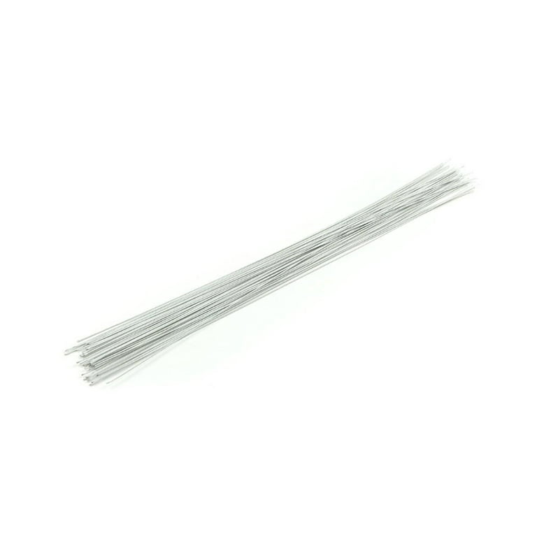 26 Gauge White Paper Covered Floral Wire - 14 inches Long - Pack of 50