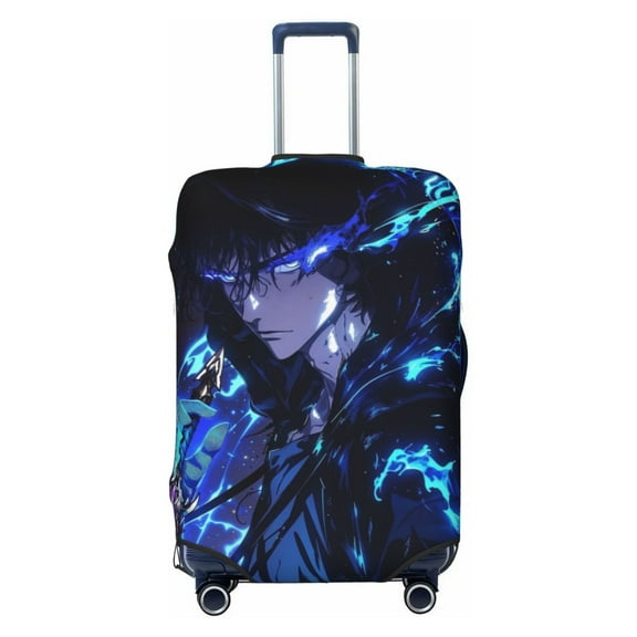 Solo Leveling Travel Luggage Cover Suitcase Protector, Baggage Durable Anti-Scratch Case Fits 18-32 Inch (Large)