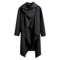 thumbnail image 2 of TIHLMK Mens Winter Coats Summer Men's Windbreaker Mid-length Cloak Cardigan Long-sleeved Jacket, 2 of 6
