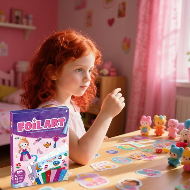 Educational DIY 3D Sticker Art Set For Kids Hands On Craft Activity Learning Toy Indoor Paper Material Ages 4 And Up