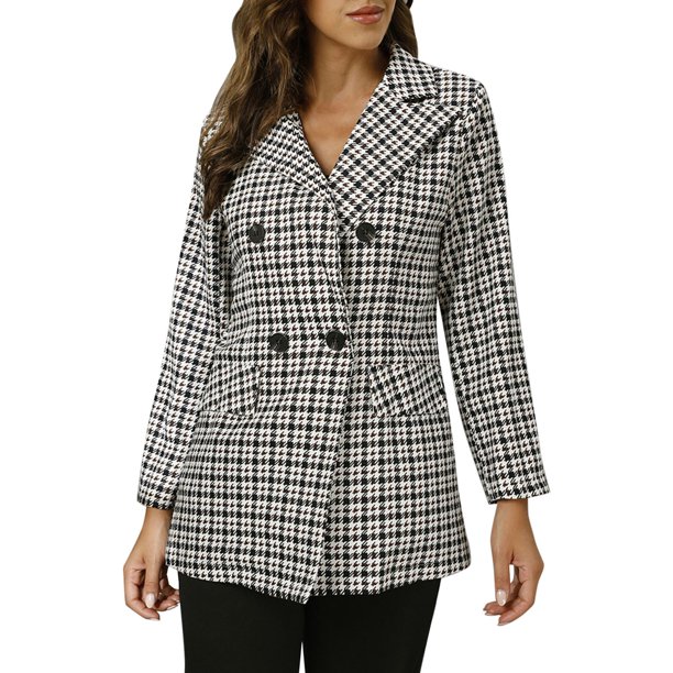 Gibobby Blazer de mujer elegante Blazer de algodón para mujer manga larga holgada casual chamarra(A,XG)
