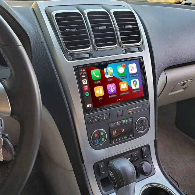 8" Android 14 Car Stereo For GMC Acadia 2008 2009 2010 2011 2012 | 4+64GB with Wireless CarPlay & Android Auto | Built-in GPS Navigation & Backup Camera | IPS Touchscreen with Split Screen & SWC