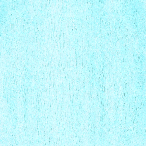 Ahgly Company Indoor Square Solid Light Blue Modern Area Rugs, 3' Square