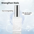 thumbnail image 4 of Gellen Milky White Base Coat for Regular Nail Lacquer with Organic Calcium, Quick Air Dry Long Lasting No Wipe Glossy Nail Base Coat for Manicure Salon, Chip Resistant, No UV Lamp Needed, 15ml, 4 of 7