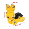 thumbnail image 3 of Gold Tone Aluminum Alloy Chain Tensioner Automatic Adjuster for Motorcycle Motorbike Motocross Dirt Bike ATV, 3 of 6