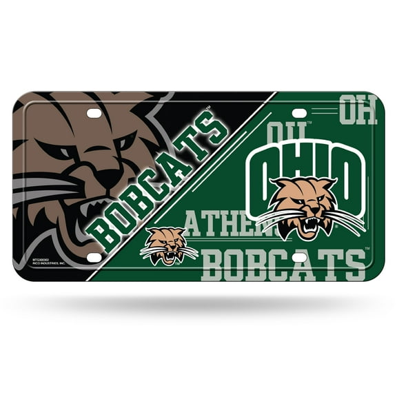 Ohio University Bobcats Metal License Plate