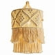 thumbnail image 3 of 2X Tapiz de Pared Hecho Una Mano Pantalla de Macramé Decoración Boho Tapiz Artesanal Con Borlas Fondo Cabecera Decoración para Colgar En la Pared, 3 of 5