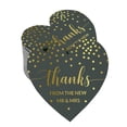 thumbnail image 1 of Inkdotpot Pack Of 50 Thanks From The New Wedding Favor Paper Tags Craft Real Gold Foil Hang Tags, 1 of 6