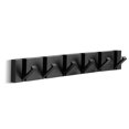thumbnail image 1 of Hooks Sin Perforación Colgador de pared Rack Noxing Jackets Organizador Aluminio Antideslizante Sin resbalón Soporte para colgar Sala de estar Negro 6 Ganchos Advancent HA010064-12B, 1 of 6