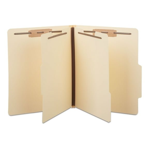 Staples Classification Folder 2-Dividers 2.5" Expansion Letter Size Manila 20/Carton ST384872/3848VS
