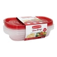 thumbnail image 1 of Contenedor Rubbermaid Rectangular Dividido 887 ml, 1 of 2