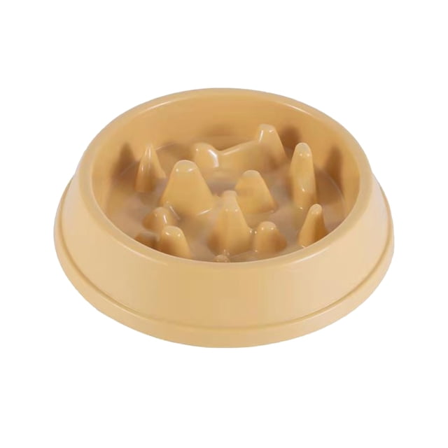 Interactive Slow Feeder Dog Bowl Non Pet Food Puzzle Feeder Dish For Small Medium Dogs Feeding Control Solution