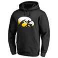 thumbnail image 2 of Men's Black Iowa Hawkeyes Gradient Logo Pullover Hoodie, 2 of 4