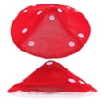 thumbnail image 3 of 2 gorros de disfraz divertidos para niños, gorro de hongo adorable, gorro de cosplay de hongo para fiestas de Halloween, accesorio de disfraz de hongo para fiestas de disfraces, 3 of 8