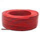 thumbnail image 2 of 2X Cable de 2 Pines 100M 22AWG 12V / 24V Cable de ExtensióN Rojo y Negro Cable de AlimentacióN de Barra de Luz LED de Cobre EstañAdo de 2 Cables, 2 of 5