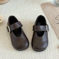 thumbnail image 2 of Toddler Sandals Girls Girls Breathable Shoes Girls Sandals Comfortable Lightweight Casual Shoes For Toddler Kids Silver Retro Mary Jane On Style Suitable For Children 2 To 9 5 Years Old, 2 of 9
