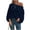 Dark Blue, variant on Long Sleeve Shirts for Women, Off The Shoulder Blouses for Women Long Length Sleeve Tops Dressy Casual Blouse