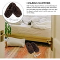 thumbnail image 4 of USB Heated Slippers Cold Foot Warmer Shoes Plush Heating Boot Slippers Foot Cushion Winter Home, 4 of 5