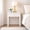 White-1pcs, variant on Peispie Modern Nightstand with Drawer and Open Shelf, Scalloped Edge Bedside Table, Cute Minimalist Side Table & End Table for Kids Room, Bedroom Furniture Set of 1, White