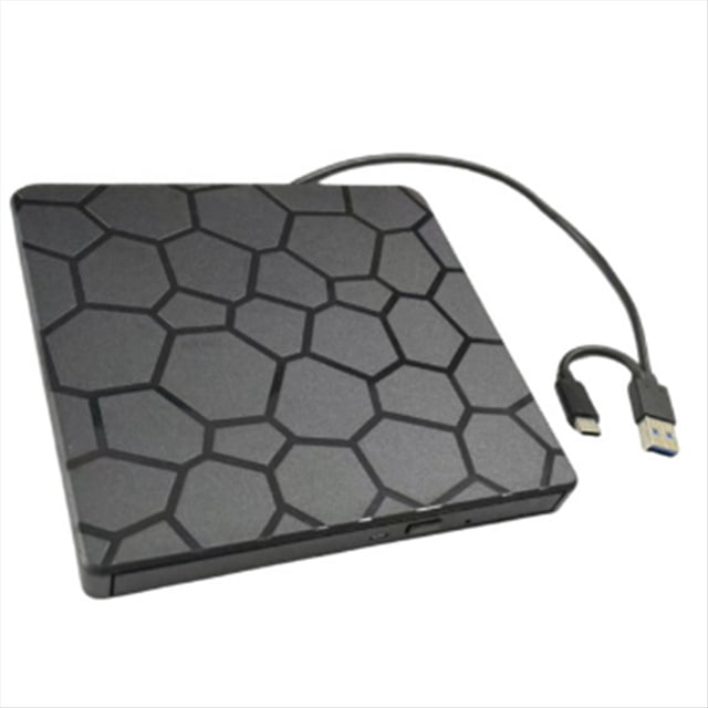 Unidad de DVD RW Externa USB 3.0 Tipo C, Interfaz 2 en 1, Grabadora de DVD, Lector y Reproductor de CD, Unidad Óptica para Ordenador Portátil.